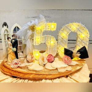 50th Anniversary Handmade Party Decoration